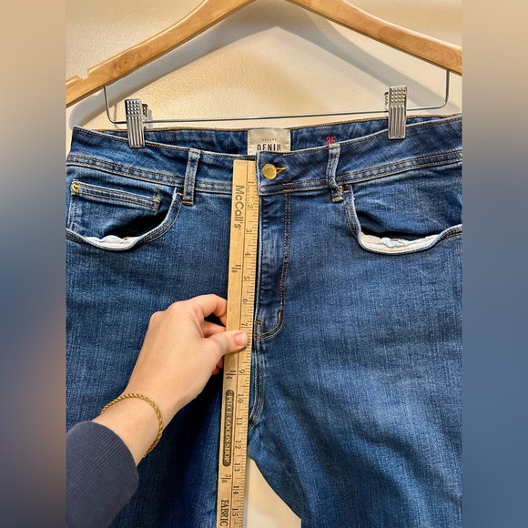 Sezane Jeans Womens Size 35 Blue Skinny Slim Fit Stretch Denim 5 Pocket Jeans - Picture 6 of 8